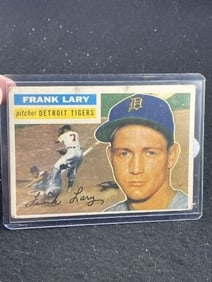 1956 Topps Frank Lary Baseball Card
