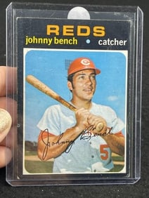 1971 Topps Johnny Bench Baseball Card