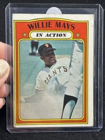 1972 Topps Willie Mays Baseball Card