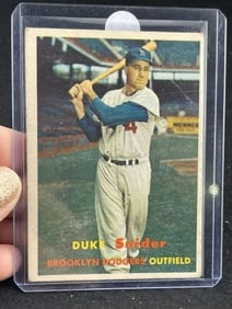 1957 Topps Duke Snider Baseball Card