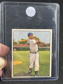 1950 Bowman Hank Sauer Baseball Card