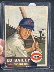 1953 Topps Ed Bailey Baseball Card