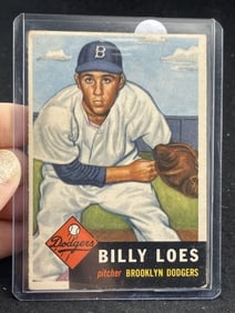 1953 Topps Billy Loes Baseball Card