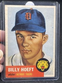 1953 Topps Billy Hoeft Baseball Card