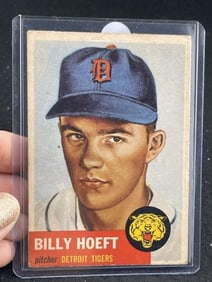 1953 Topps Billy Hoeft Baseball Card