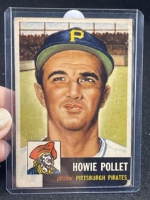 1953 Topps Howie Pollet Baseball Card