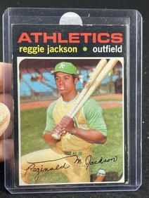 1971 Topps Reggie Jackson Baseball Card