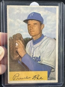 1954 Bowman Preacher Roe Baseball Card