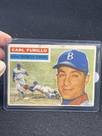1956 Topps Carl Furillo Baseball Card