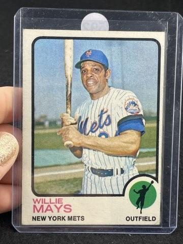 1973 Topps Willie Mays Baseball Card (1 of 2)