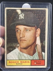 1961 Topps Roger Maris Baseball Card