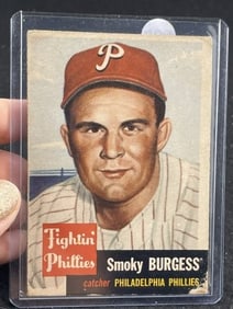 1953 Topps Smokey Burgess Baseball Card