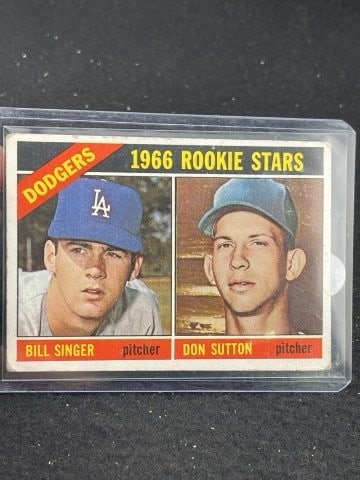 1966 Topps Don Sutton Baseball Card: KEY WORDS: INDIAN ARTIFACT ARTIFACTS ARROWHEAD ARROWHEADS NATIVE AMERICAN MISSISSIPPIAN QUAPAW CADDO POTTERY COINS MORGAN DOLLAR PEACE DOLLAR SILVER COINS. All coins have been Sigma tested for authent