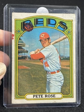 1972 Topps Pete Rose Baseball Card (1 of 2)