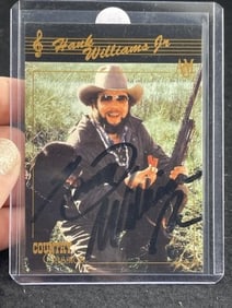 Hank Williams Jr. Hand Signed Authentic Autograph Card