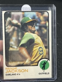 1973 Topps Reggie Jackson Baseball Card