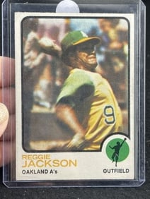 1973 Topps Reggie Jackson Baseball Card