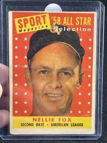 1958 Topps Nellie Fox Baseball Card