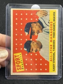 1958 Topps Casey Stengel Baseball Card