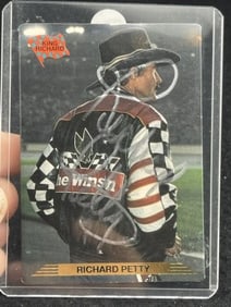Richard Petty Hand Signed Authentic Autograph Card