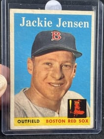 1958 Topps Jackie Jenson Baseball Card