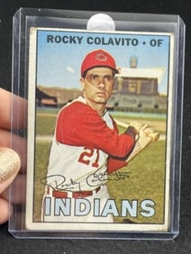 1967 Topps Rocky Colavito Baseball Card