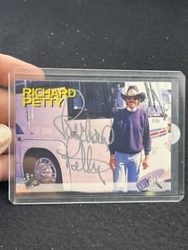 Richard Petty Hand Signed Authentic Autograph Card