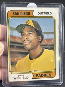 1974 Topps Dave Winfield Baseball Card