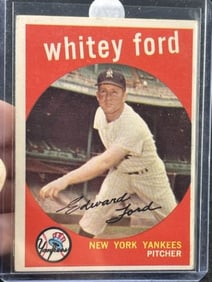 1959 Topps Whitey Ford Baseball Card