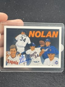 1990 Upper Deck Nolan Ryan Hand Signed Authentic Autograph Baseball Card