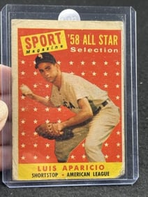 1958 Topps Luis Aparicio Baseball Card
