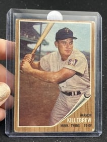 1962 Topps Harmon Killebrew Baseball Card