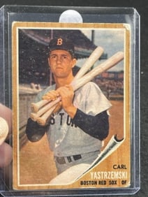 1962 Topps Carl Yastrzemski Baseball Card