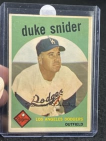1959 Topps Duke Snider Baseball Card