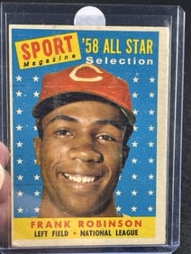 1958 Topps Frank Robinson Baseball Card