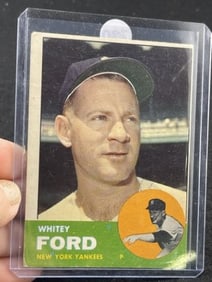 1963 Topps Whitey Ford Baseball Card