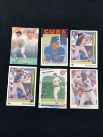 6 Ryne Sandberg Baseball Cards