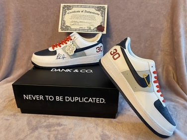 Nolan Ryan Nike Tennis Shoes only 34 made. This is #25 Signed by Nolan Ryan comes with Certificate