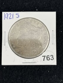 1921 S Morgan Silver Dollar Coin