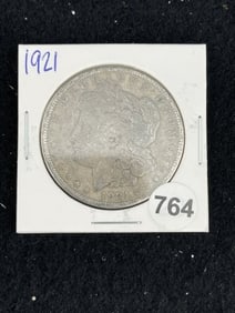 1921 Morgan Silver Dollar Coin