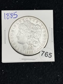 1885 Morgan Silver Dollar Coin
