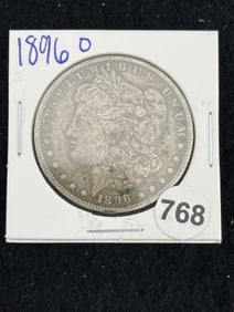 1896 O Morgan Silver Dollar Coin