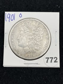 1901 O Morgan Silver Dollar Coin