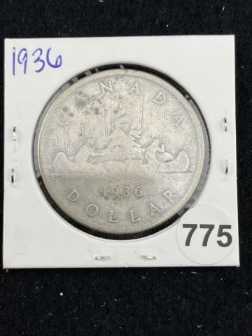 1926 Canadian Silver Dollar Coin (1 of 2)