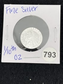 1/10th Fine Silver Coin