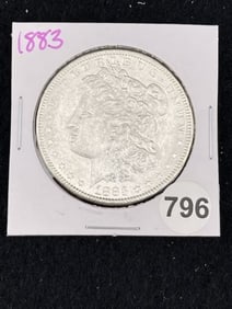 1883 Morgan Silver Dollar Coin