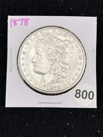 1878 Morgan Silver Dollar Coin