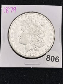 1879 Morgan Silver Dollar Coin