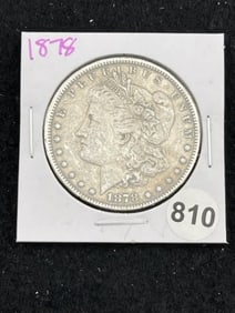 1878 Morgan Silver Dollar Coin