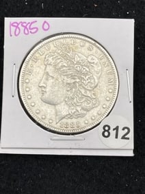 1885 O Morgan Silver Dollar Coin